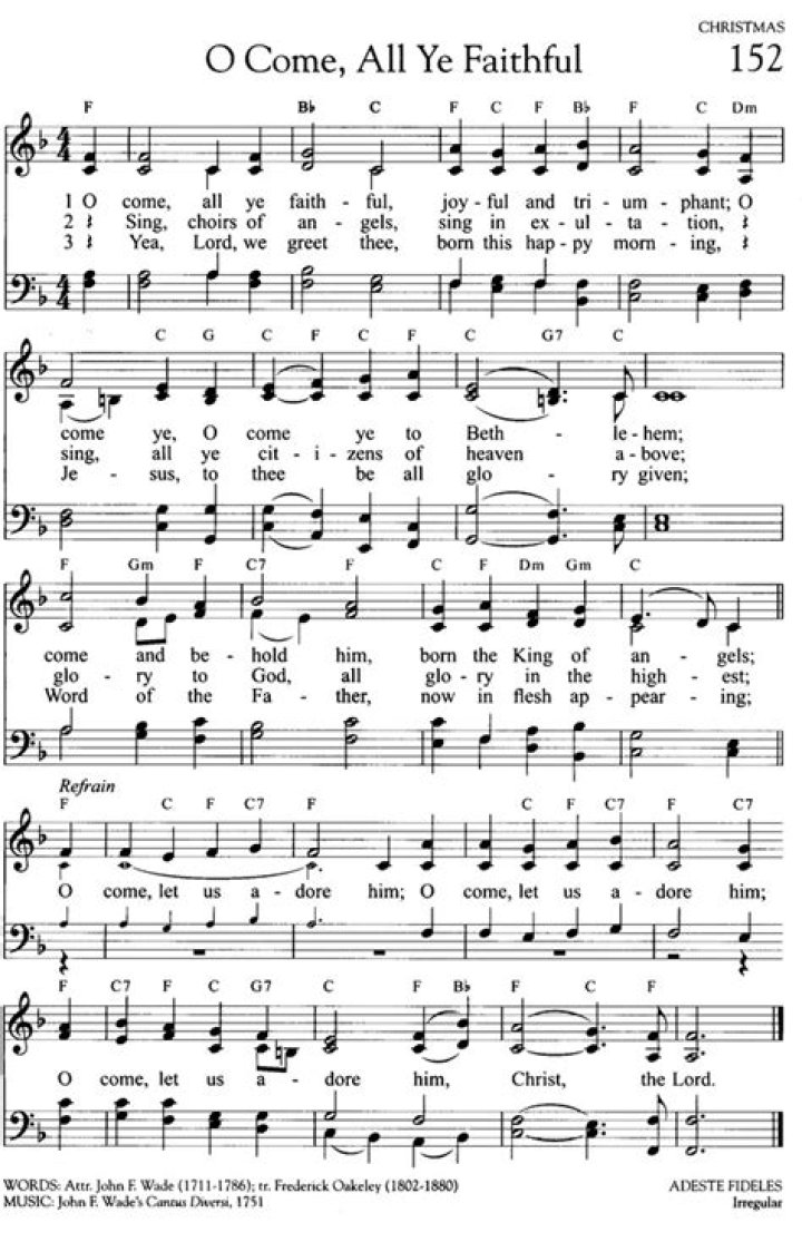 O Come, All Ye Faithful